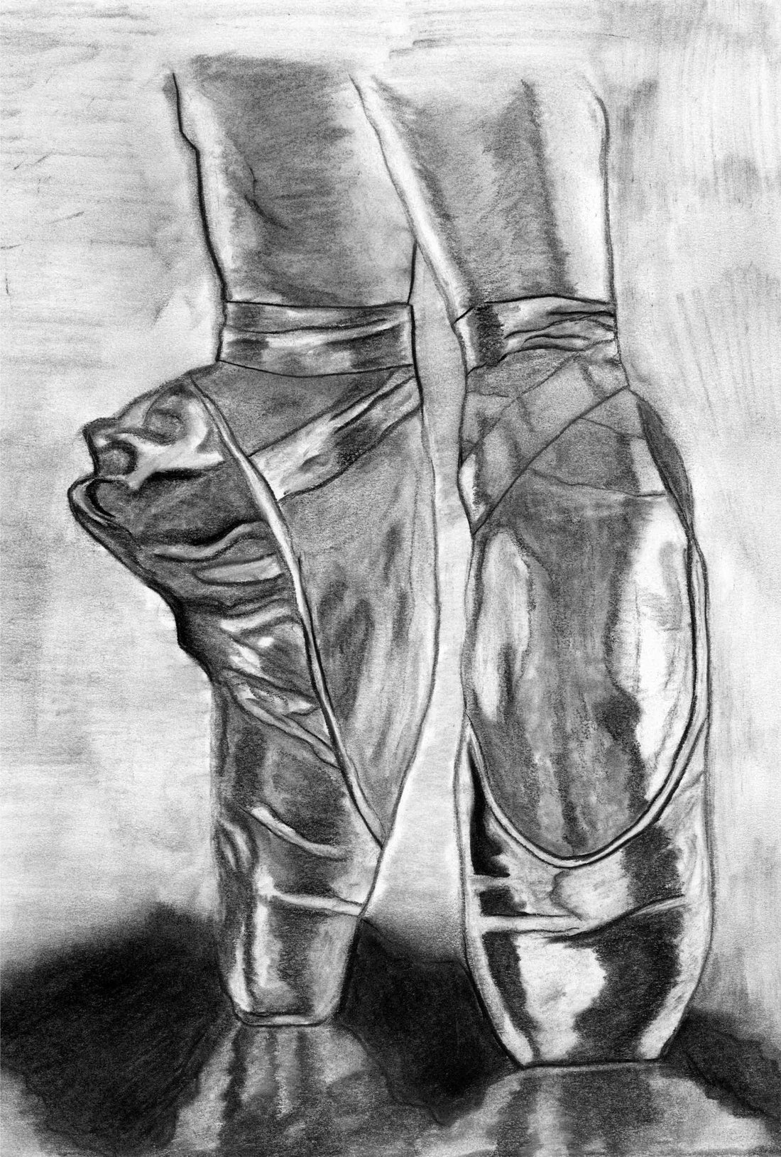 Charcoal On Organic Texture