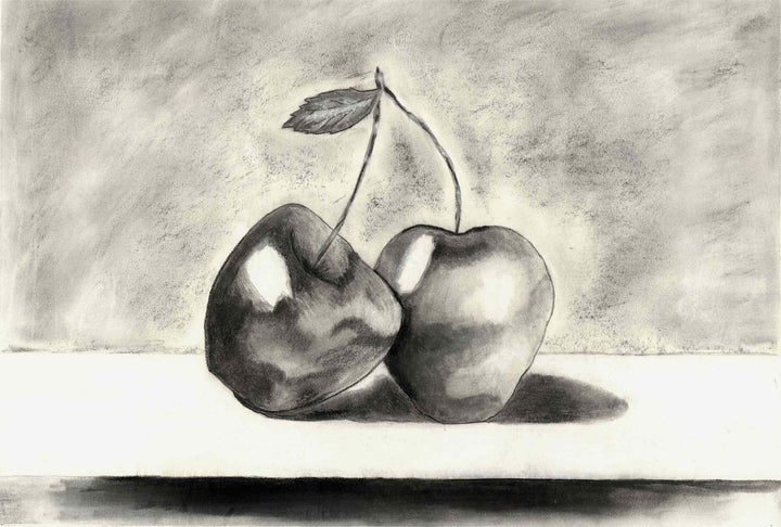 Charcoal On Organic Texture